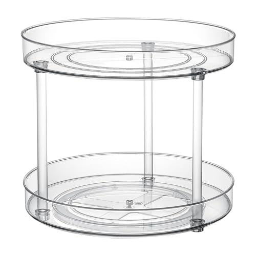 Lazy Susan Rotating Turntable Organizer for Pantry and Fridge