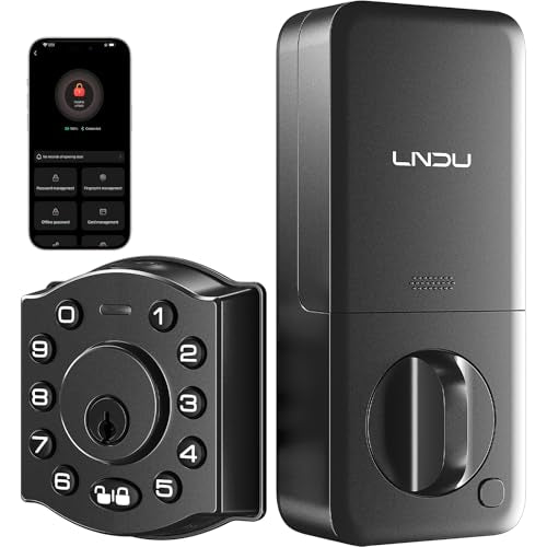 WiFi Smart Keyless Entry Fingerprint Door Lock