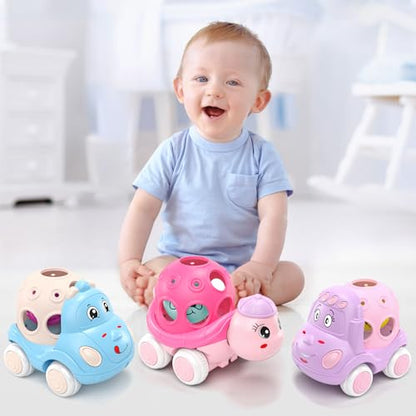 Push and Go Toy Cars for Toddlers 1-3