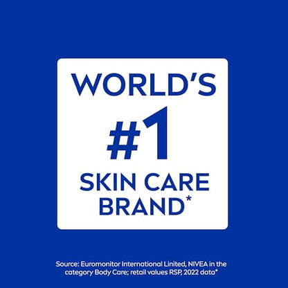 NIVEA Essentially Enriched Body Lotion for Dry Skin - Pack of 6, 2.5 fl. oz. Travel Size Toiletries