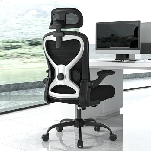 Ergonomic Mesh Office Chair with Headrest and Lumbar Support