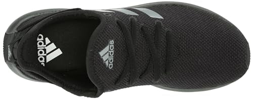 adidas Women's Cloudfoam Pure Sportswear Sneakers, Black/Iron Metallic/Black, 7