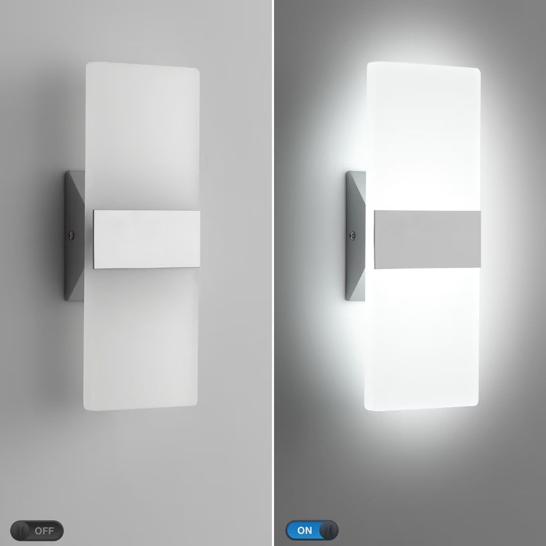 ZitoStory Modern Wall Sconces - 2 Pack