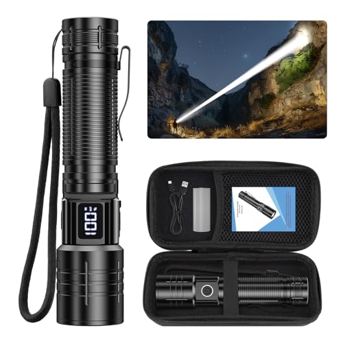 Rechargeable High Lumens Zoomable LED Flashlight