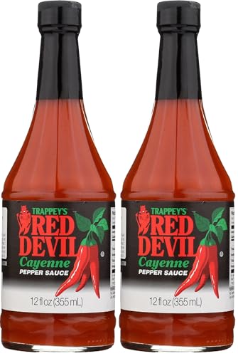 2 Pack Trappey's Red Devil Hot Sauce 12 Ounce