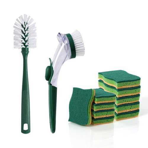 Kitchen Dish Brush and Sponge Set