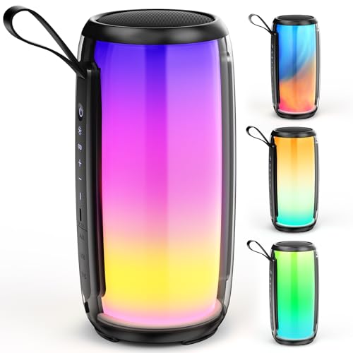 Bluetooth Portable Waterproof Speaker, Loud Bass, TWS, USB