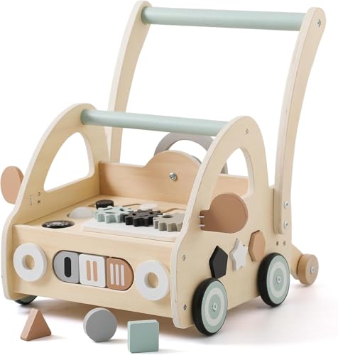 Wooden Montessori Baby Push Walker