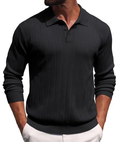 Sailwind Knit Long Sleeve Polo Sweater