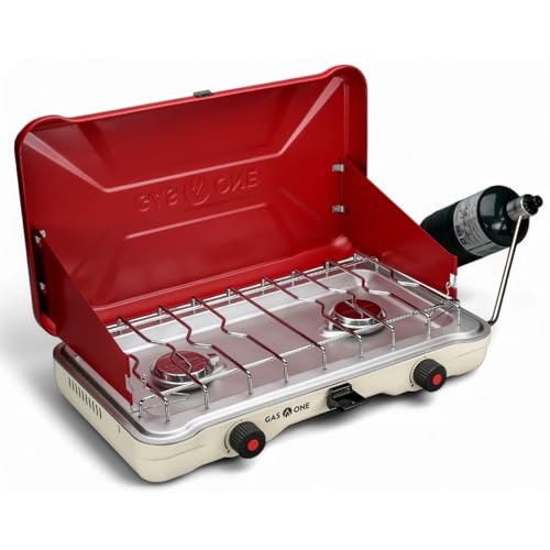 Gas One Double Burner Portable Propane Camping Stove