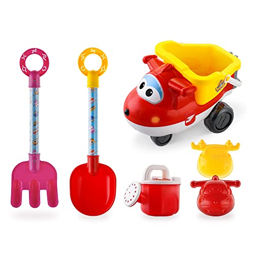 Super Wings 6 Piece Kids Beach Sand Toy Set