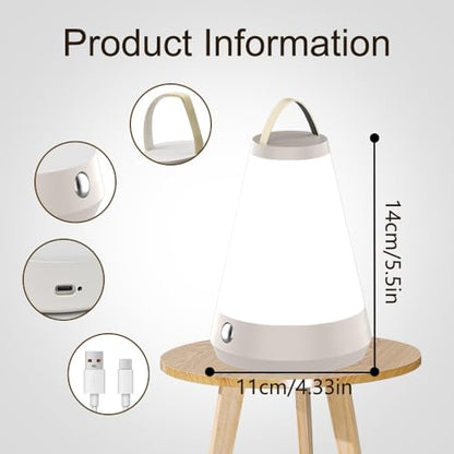 Dimmable Rechargeable Night Light for Bedside