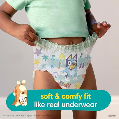 Pampers Easy Ups Pull On Training Pants Boys and Girls, 3T-4T, One Month Supply (124 Count) with Sensitive Water Based Baby Wipes 4X Pop-Top Packs (336 Count)