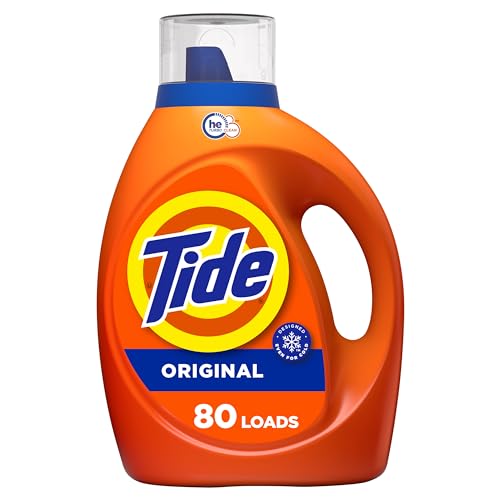 Tide Liquid Laundry Detergent, 80 Loads, Original