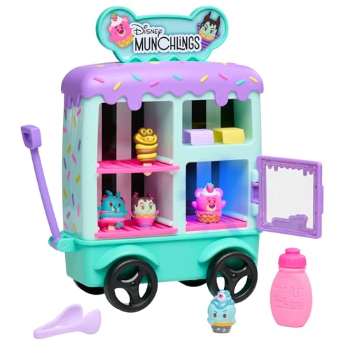 13 Piece Disney Munchlings Ice Cream Cart Playset