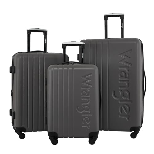 3 Piece Wrangler Quest Hardside Luggage Set Spinner
