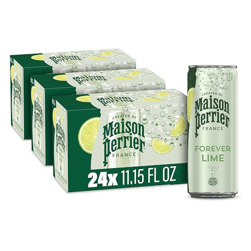 3 Pack Maison Perrier Lime Sparkling Water Cans