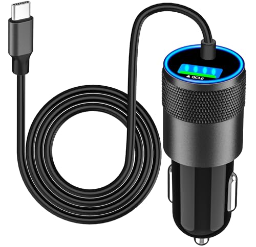 75W iPhone Car Charger Fast Charging USB-C PD