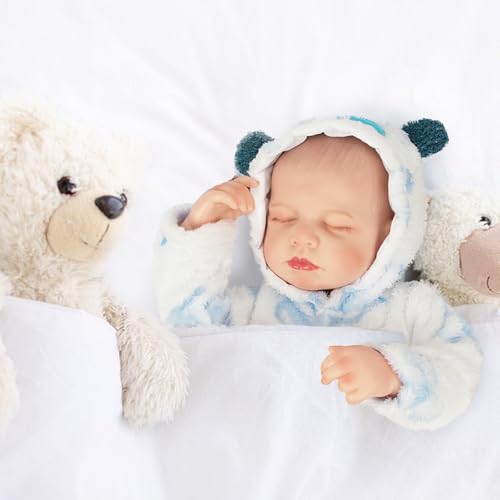 18 Inch Reborn Baby Doll Silicone Full Body Realistic