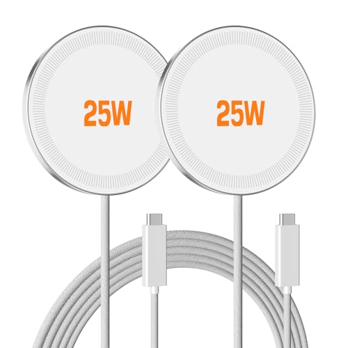 2 Pack 25W Magnetic Wireless Charging Pad