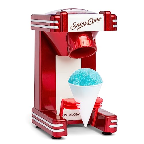 Nostalgia Snow Cone Shaved Ice Machine, Makes 20 Treats