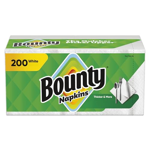 200 Count Bounty Disposable Paper Napkins
