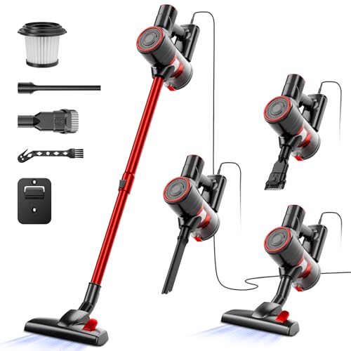 Corded Stick Vacuum Cleaner with Powerful Suction