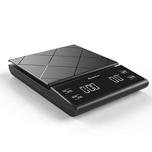 Digital Coffee Scale with Timer, 3kg High Precision