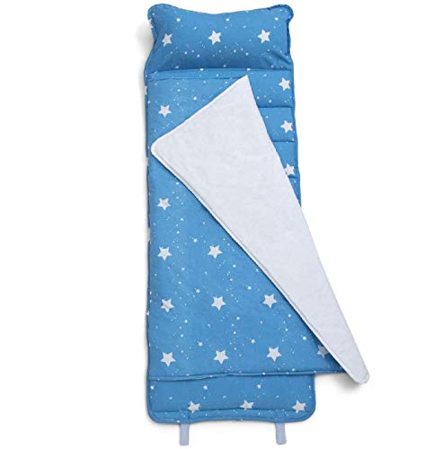Delta Children Roll-Up Toddler Nap Mat with Pillow