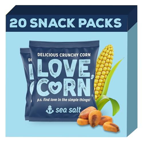 20 Pack Love Corn Sea Salt Roasted Corn Snack (OU)