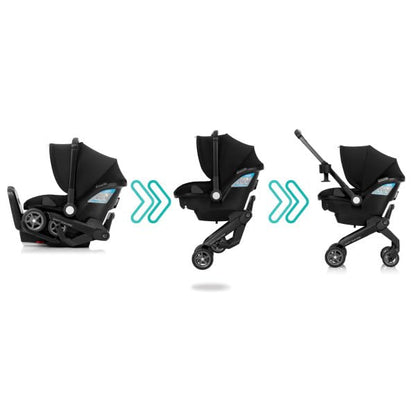 Evenflo Shyft DualRide Infant Car Seat and Stroller Combo (Bryson Blue)