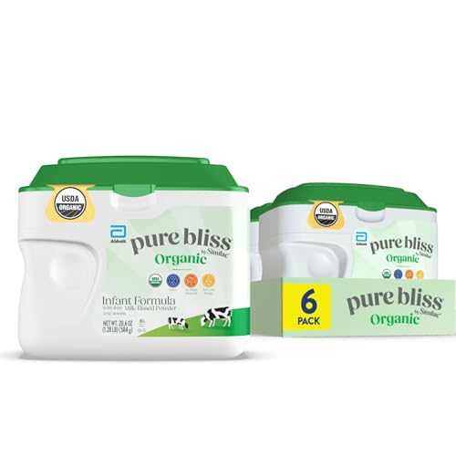 6 Pack Similac Pure Bliss Organic Infant Formula Powder