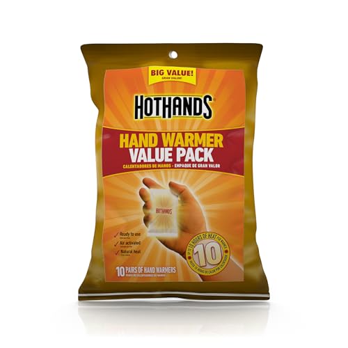 10 Pair HotHands Disposable Hand Warmers
