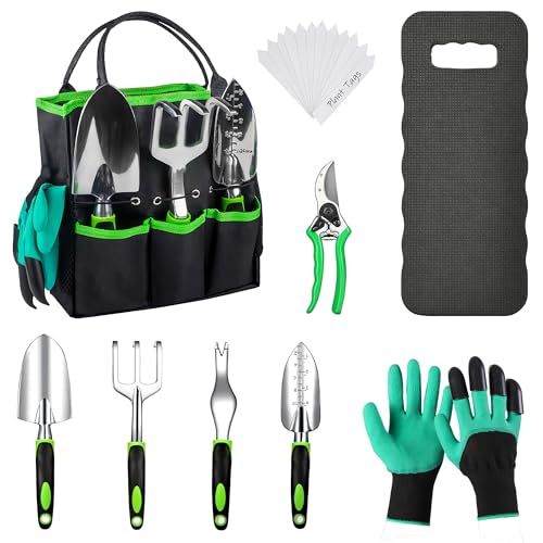 23 Piece Gardening Hand Tool Set with Tote