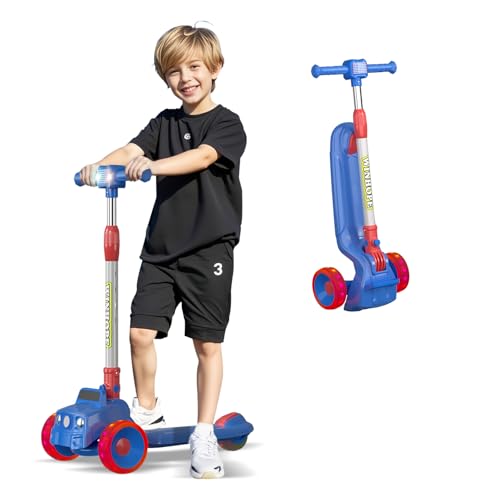 Light-Up Foldable 3 Wheel Kids Scooter
