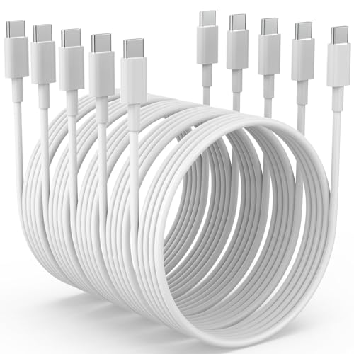 5 Pack USB C to USB C Fast Charging Cables