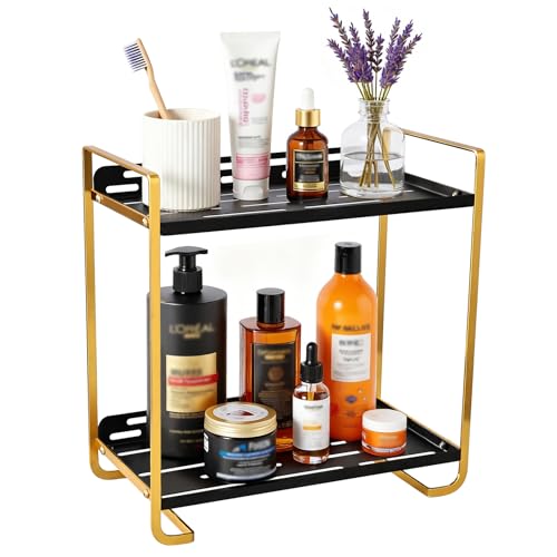 2 Tier Metal Countertop Organizer Shelf