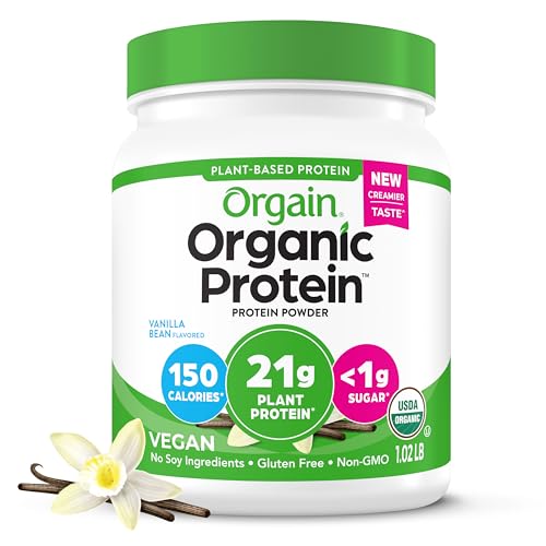 1.02 lb Orgain Organic Vegan Protein Powder, Plant-Based
