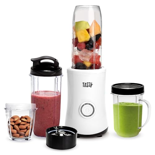 9-Piece Tasty Personal Blender Set with Travel Cups