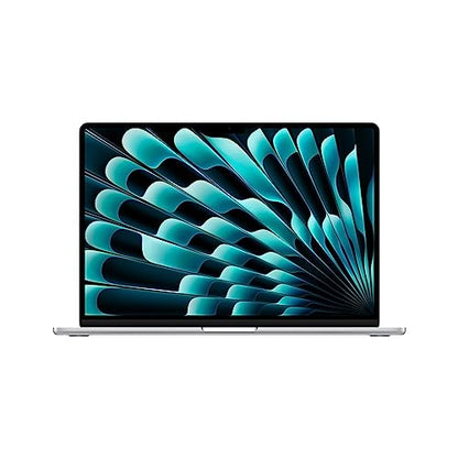 Apple 2023 MacBook Air Laptop with M2 chip: 15.3-inch Liquid Retina Display, 8GB Unified Memory, 512GB SSD Storage, 1080p FaceTime HD Camera, Touch ID. Works with iPhone/iPad; Silver