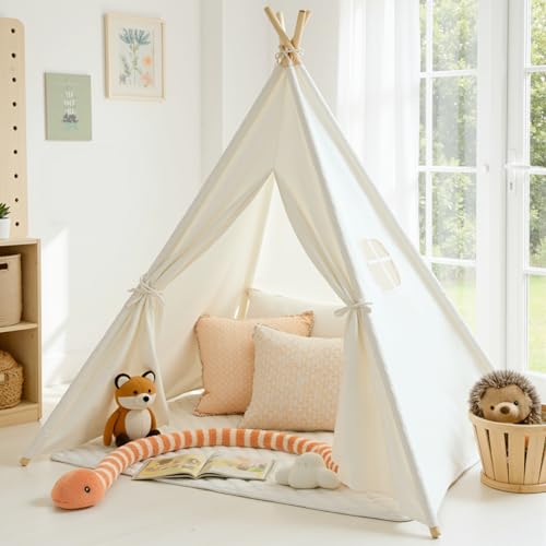 Kids Teepee Play Tent with Lights