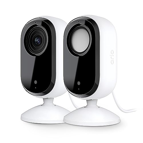 2 Pack Arlo 2K Wireless Indoor Security Cameras