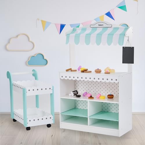 Teamson Kids Bakery Shop Play Set with Treats