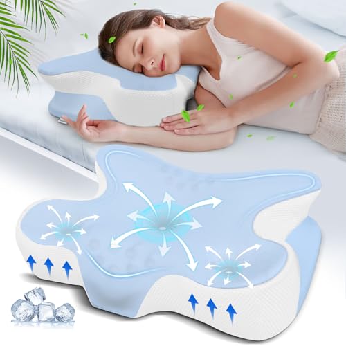Cervical Memory Foam Neck Pillow for Pain Relief