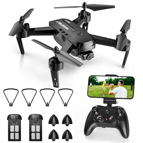 FERIETELF Drone with Camera - T6 1080P HD RC Drone, Fpv Drone for Adults, With WiFi Live Video, Altitude Hold, Headless Mode, Gravity Sensor, One Key Take Off for Kids or Beginners