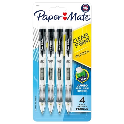 4 Pack Paper Mate Clearpoint 0.7mm Mechanical Pencils