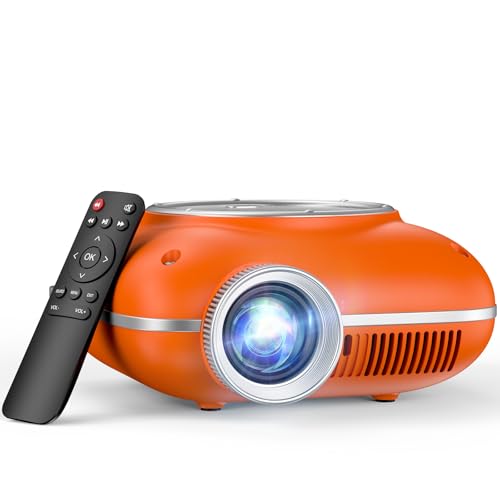 HOMPOW Mini Bluetooth Projector 1080P Portable Home Theater