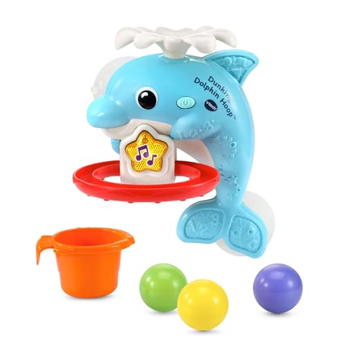 VTech Dunking Dolphin Bath Hoop Toy for Toddlers