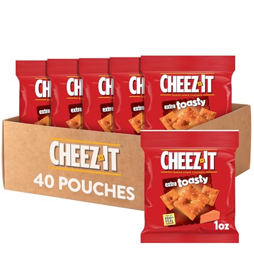 40 Pack Cheez-It Extra Toasty Snack Crackers