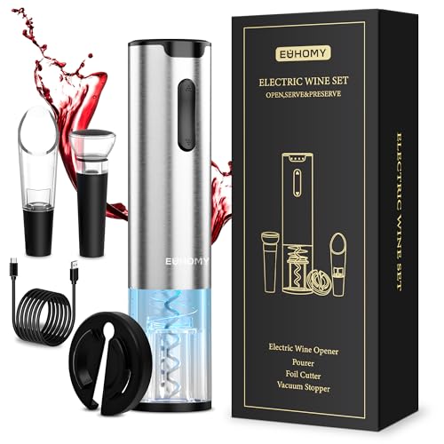 Electric Wine Opener Set with Aerator and Stopper